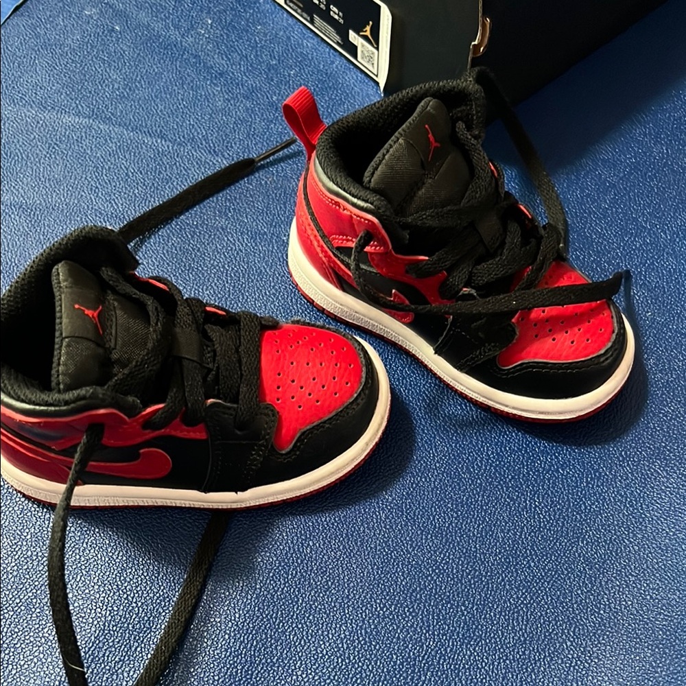 Nike Red and Black Sneakers
